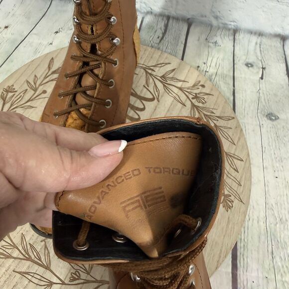 Ariat Advanced Torque Women's Boots Size 6.5 Brown Leather Cowboy Western Boots - Picture 6 of 16